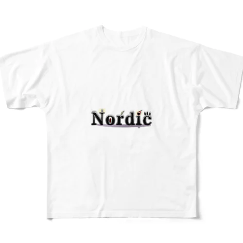 Nordic ファッション フルグラフィックTシャツ