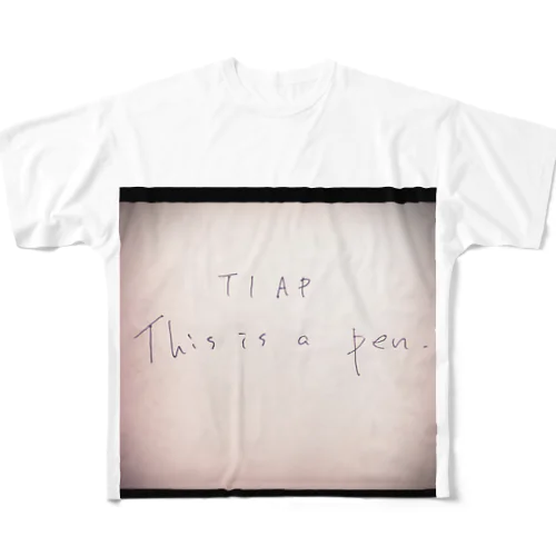 TIAP ✒️🍍 Ongakus photo goods フルグラフィックTシャツ