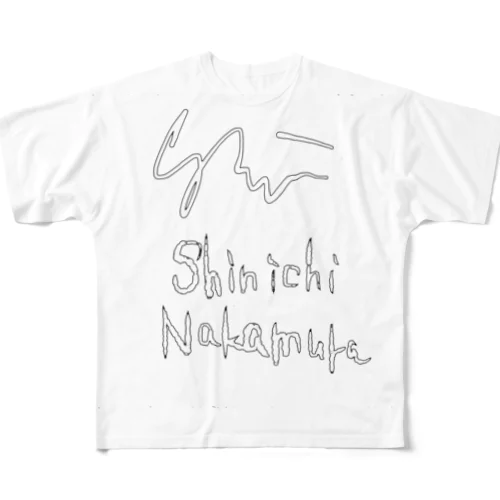 シンイチナカムラ フルグラフィックTシャツ