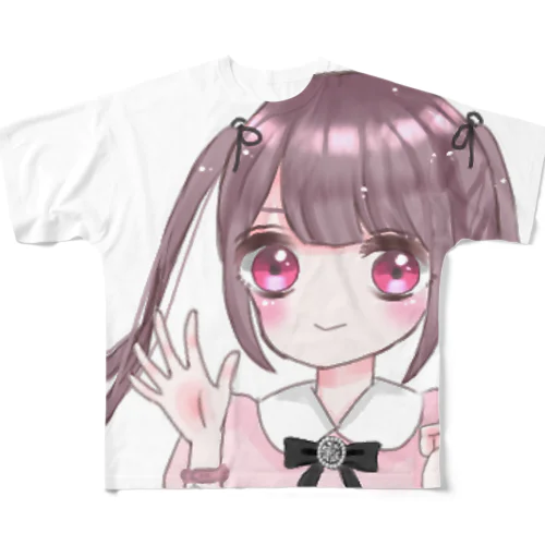 ついんてーるかわいあ フルグラフィックTシャツ