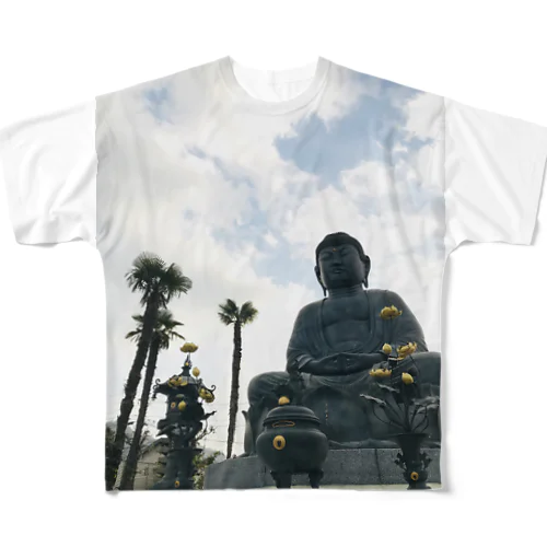 石切大仏 All-Over Print T-Shirt