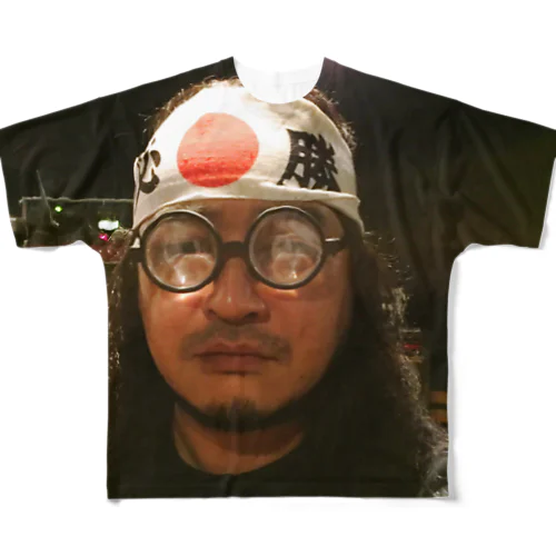 必勝おじさん All-Over Print T-Shirt