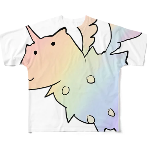 ウニコーン All-Over Print T-Shirt