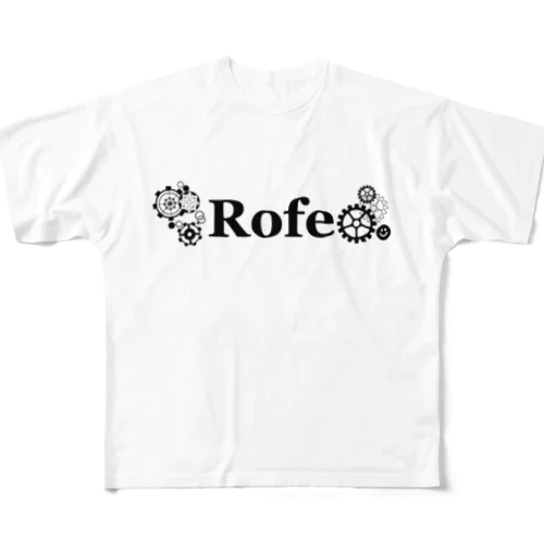 【Rofe】 LoGo フルグラフィックTシャツ