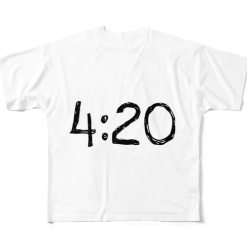 4:20 フルグラフィックTシャツ