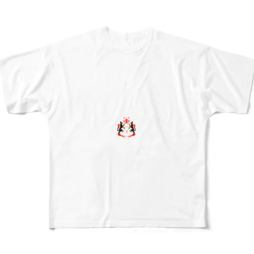 TiAmo-RED フルグラフィックTシャツ