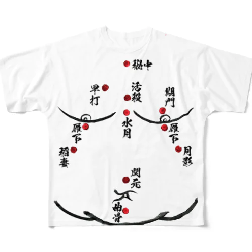 急所三昧 All-Over Print T-Shirt