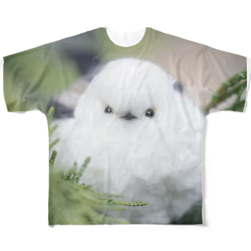 どあっぷシマエナガ All-Over Print T-Shirt