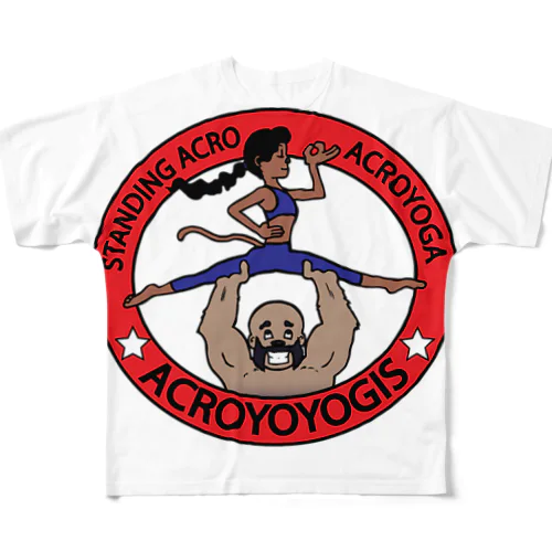 Acroyoyogis Logo All-Over Print T-Shirt