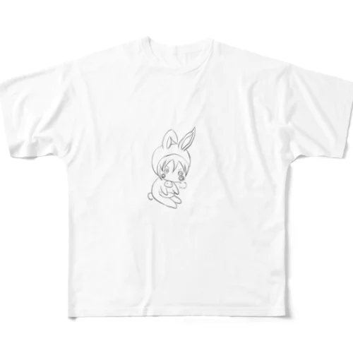 おこうさちゃん All-Over Print T-Shirt
