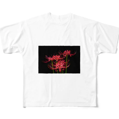 紅花 All-Over Print T-Shirt