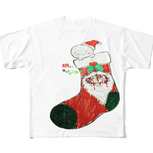 眼リークリスマウス All-Over Print T-Shirt