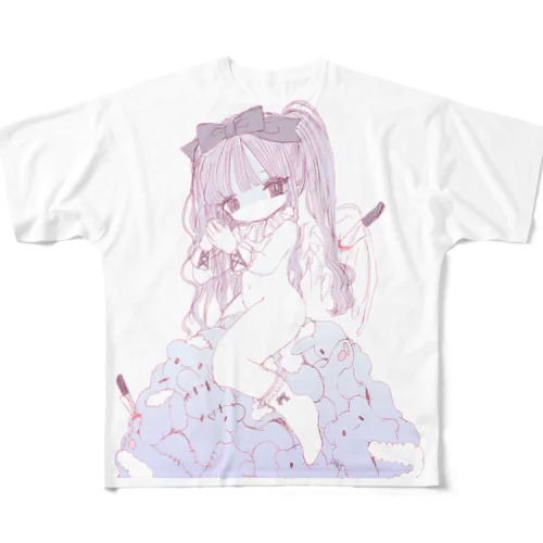 おしえてくれなくていいから フルグラフィックTシャツ