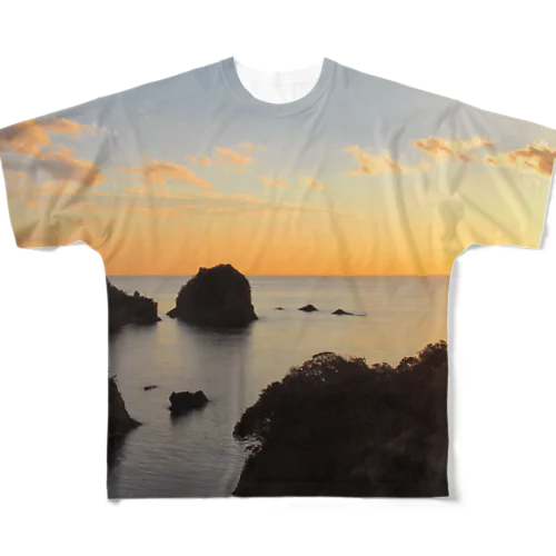 西伊豆の海Ｂ－TFNT All-Over Print T-Shirt