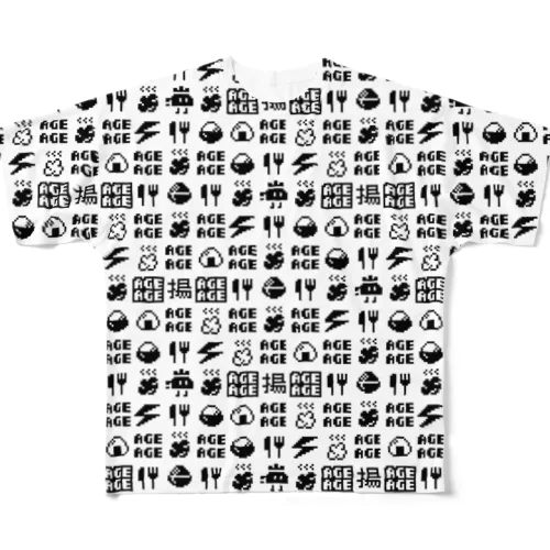 ドットアゲパターン All-Over Print T-Shirt