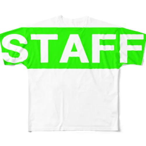 STAFF　ー両面ﾌﾟﾘﾝﾄ フルグラフィックTシャツ