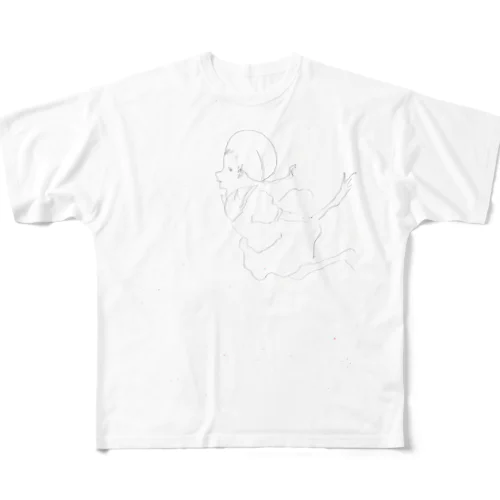 とぶ フルグラフィックTシャツ