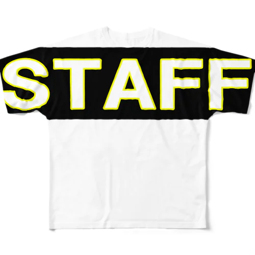 STAFF　ー両面ﾌﾟﾘﾝﾄ フルグラフィックTシャツ