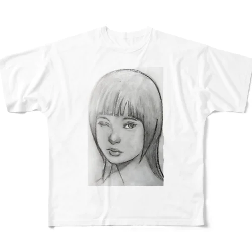 美人画シリーズ All-Over Print T-Shirt