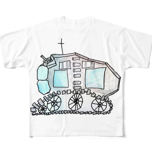 月面探査機 All-Over Print T-Shirt