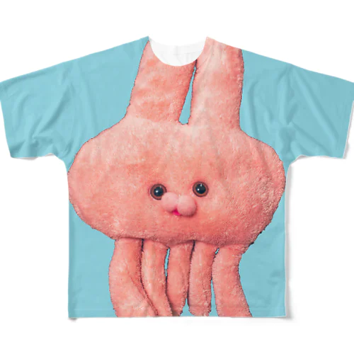 うさぎかもしれない フルグラフィックTシャツ