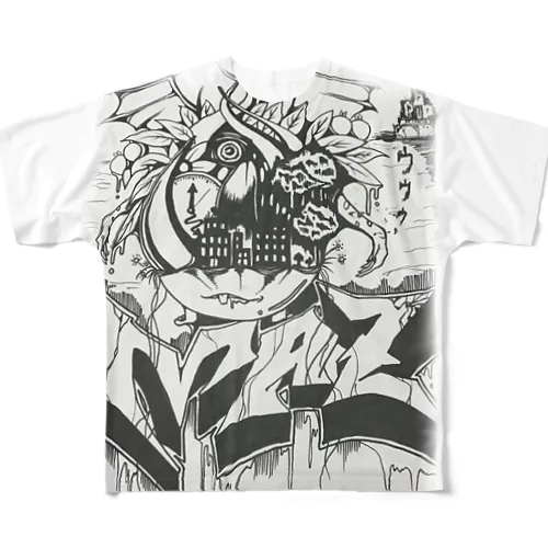 ウィルス妖精 All-Over Print T-Shirt