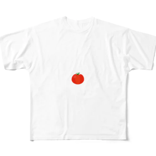 トマトという野菜 フルグラフィックTシャツ