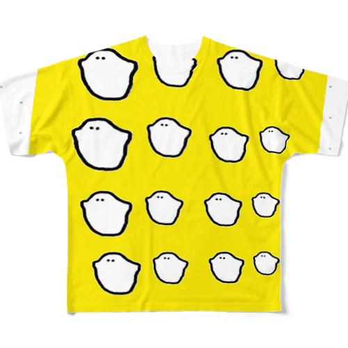 団結オバケちゃん All-Over Print T-Shirt