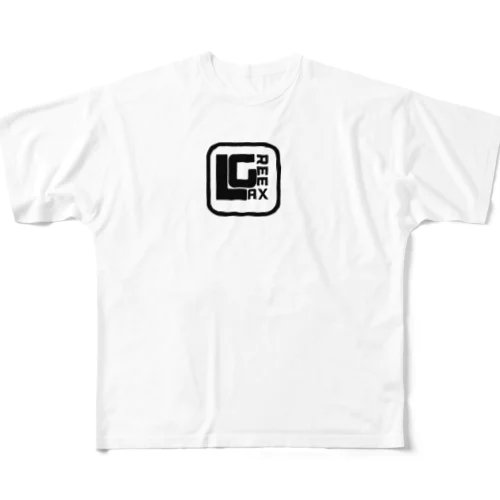 GREELAX コラボ　パキポキ All-Over Print T-Shirt