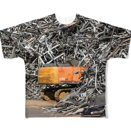 junkyard 鉄 All-Over Print T-Shirt