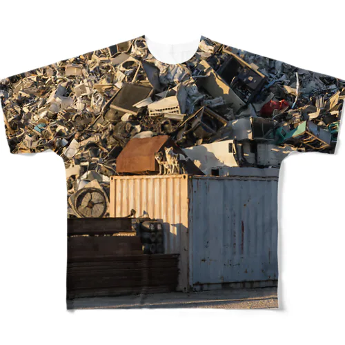 junkyard 犬A All-Over Print T-Shirt