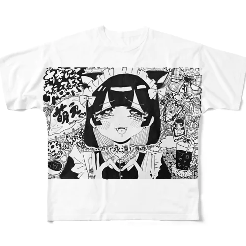 永遠メイド All-Over Print T-Shirt