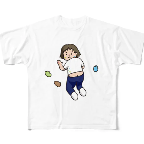 悪い子 フルグラフィックTシャツ