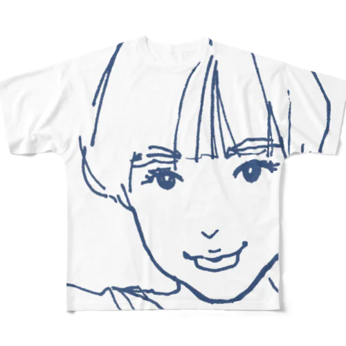 夏子 All-Over Print T-Shirt