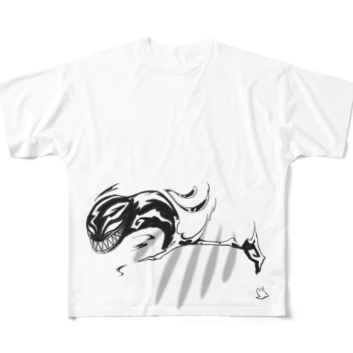 ワンポイント悪魔 All-Over Print T-Shirt