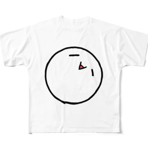 丸エゴちん右斜め All-Over Print T-Shirt