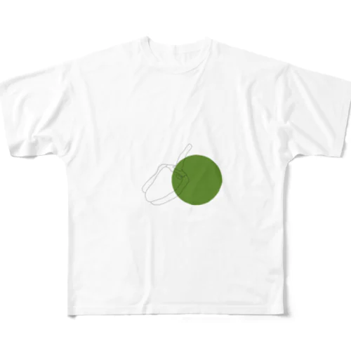 ピーマンという野菜 フルグラフィックTシャツ