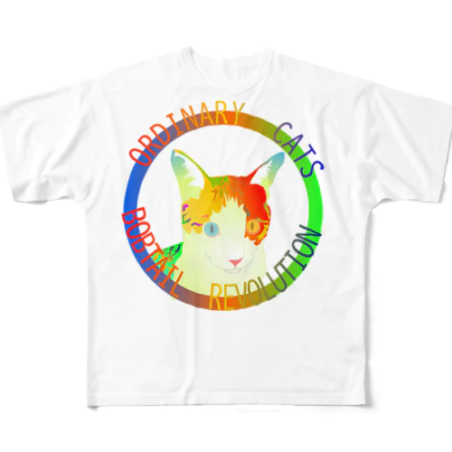 Ordinary Cats01h.t.(夏) フルグラフィックTシャツ