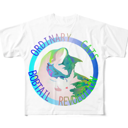 Ordinary Cats02h.t.(冬) フルグラフィックTシャツ