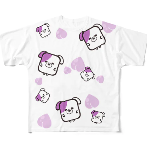 ブロックうっかりくん フルグラフィックTシャツ