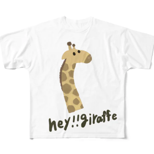 悪魔の館キリン🦒 フルグラフィックTシャツ