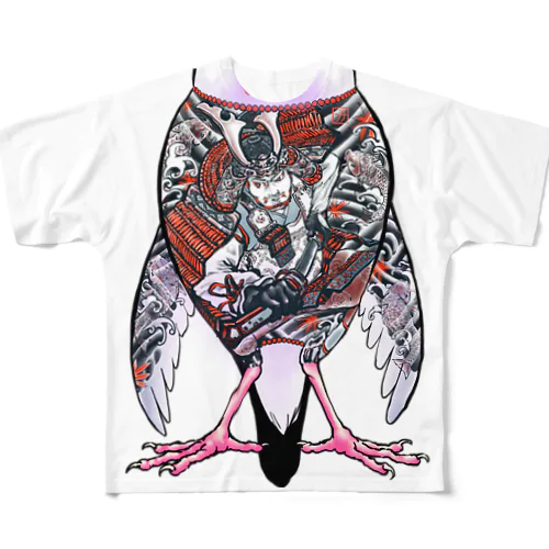 文鳥秋 All-Over Print T-Shirt