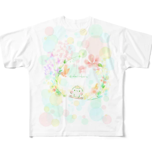 colorfulましまろう フルグラフィックTシャツ