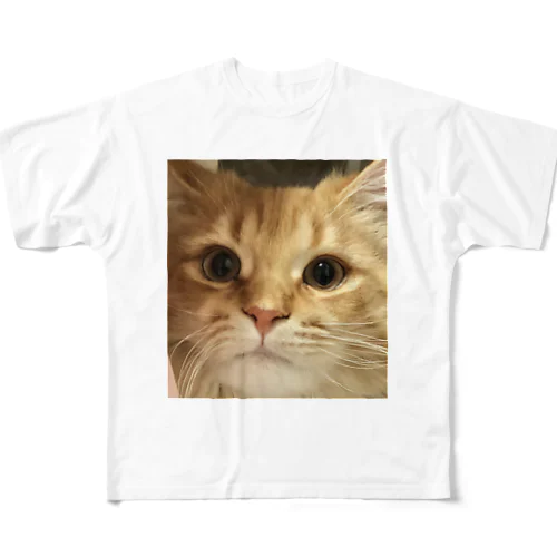 可愛いぬこちゃん All-Over Print T-Shirt