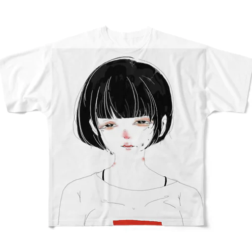 メンヘラセ〇レちゃん All-Over Print T-Shirt