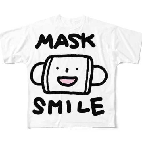 MASK SMILE フルグラフィックTシャツ