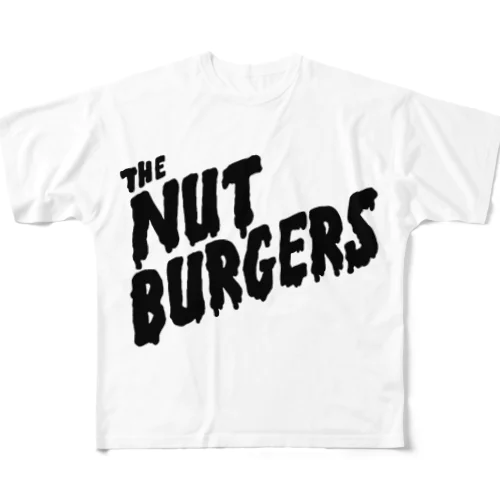 THE NUT BURGERS リンガーTシャツ All-Over Print T-Shirt