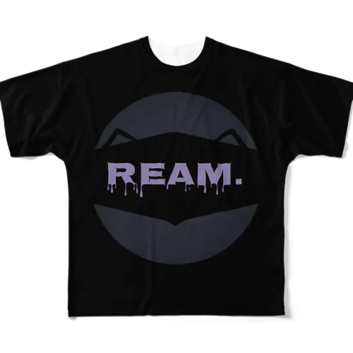 Ream印。 All-Over Print T-Shirt