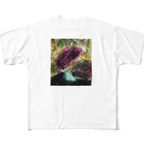 伝説の火山 All-Over Print T-Shirt