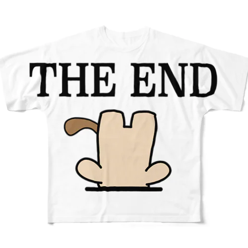 THE END フルグラフィックTシャツ